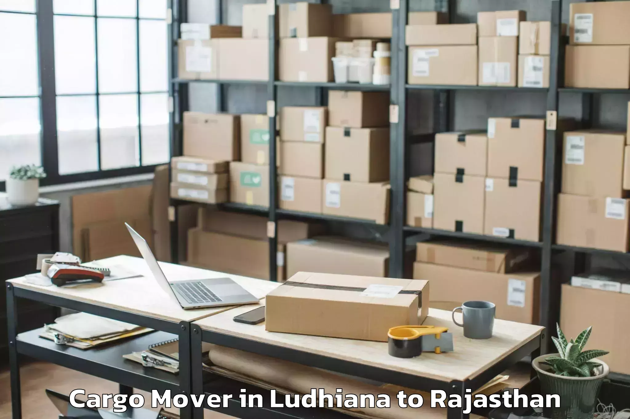 Top Ludhiana to Sangam University Bhilwara Cargo Mover Available